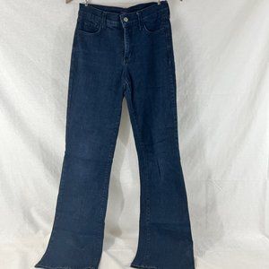 Women's dark wash flare jeans
